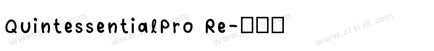 QuintessentialPro Re字体转换